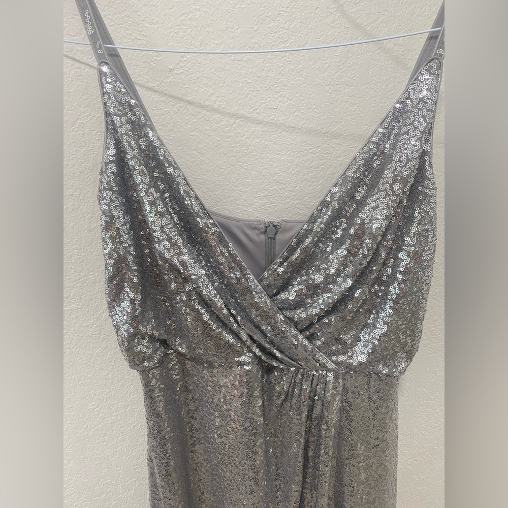 Tadashi Shoji Calypso Sequin Slit Gown - Picture 4 of 8